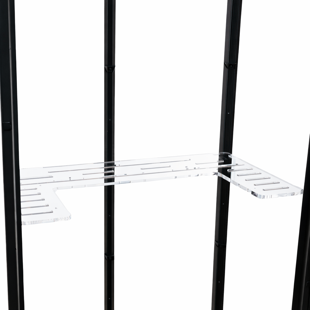 Acrylic Horseshoe Shelf for IKEA Milsbo Tall Greenhouse