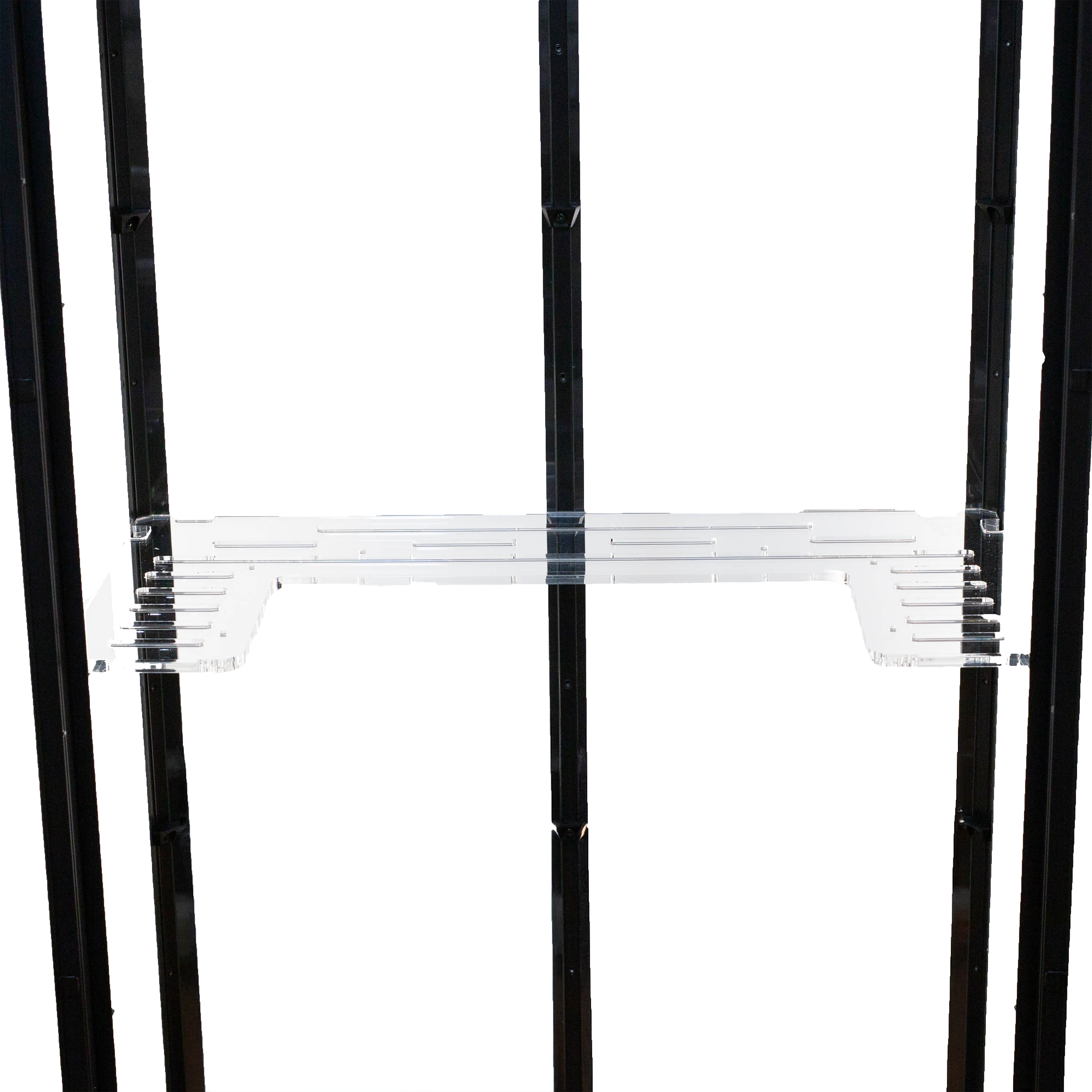 Acrylic Horseshoe Shelf for IKEA Milsbo Tall Greenhouse