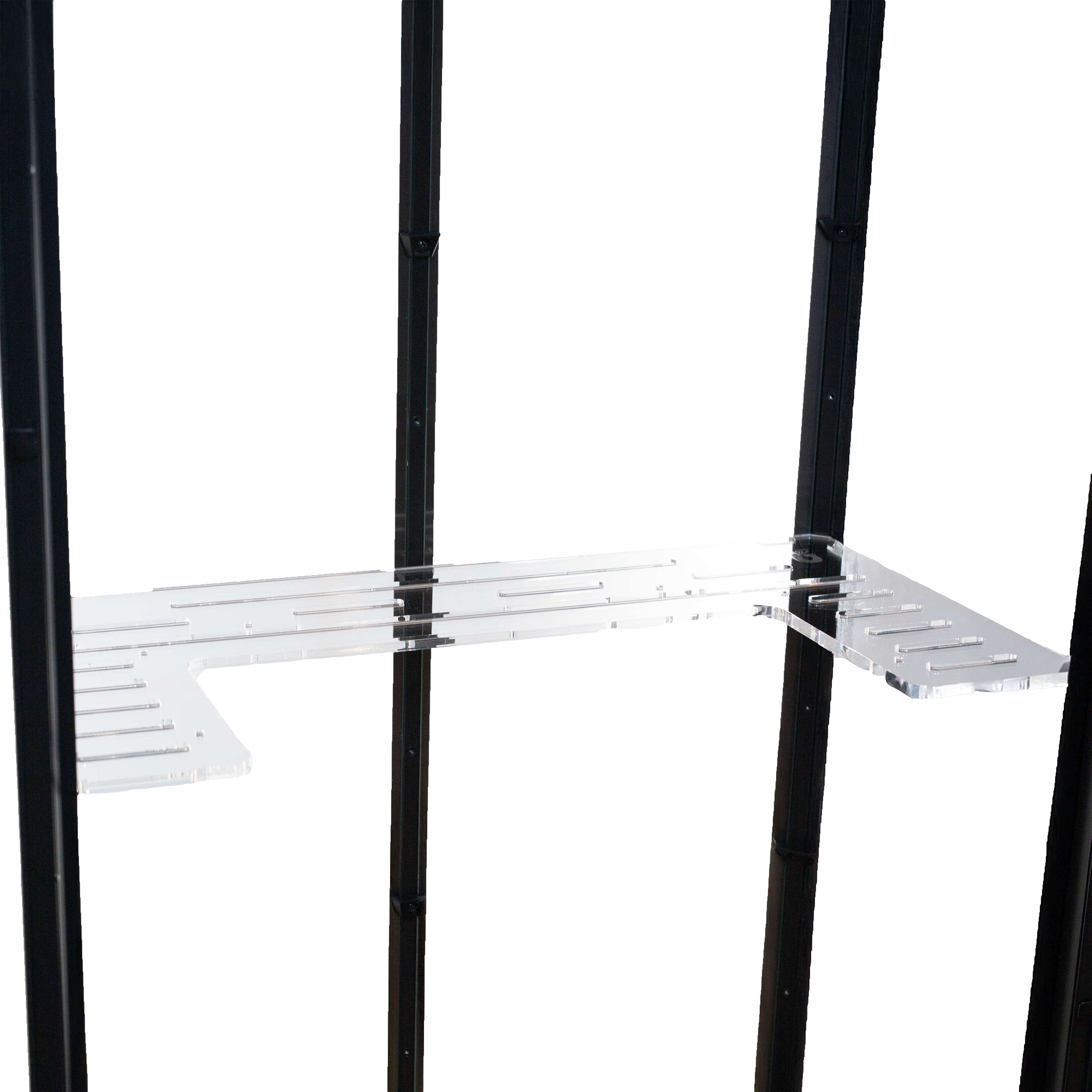 Acrylic Horseshoe Shelf for IKEA Milsbo Tall Greenhouse