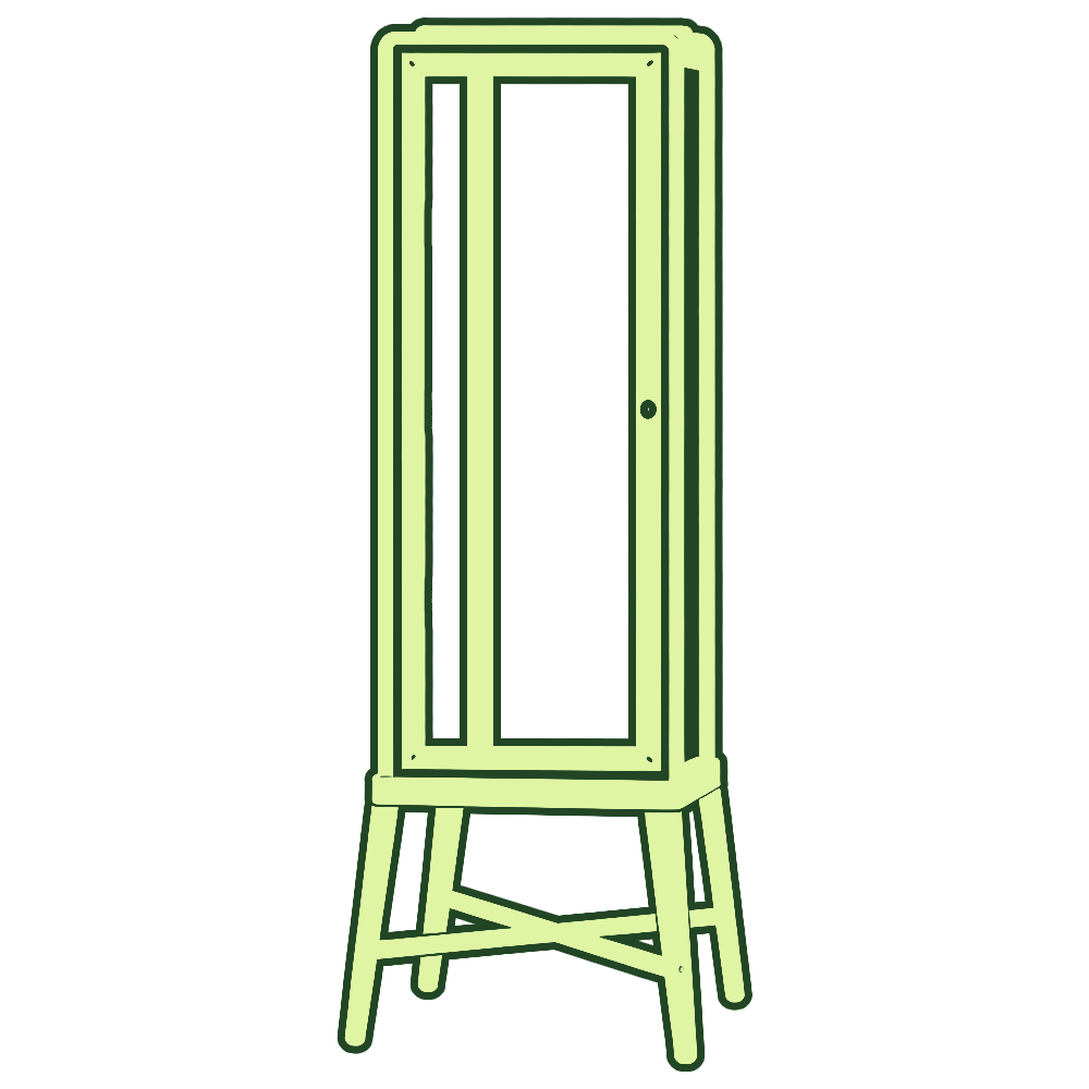 IKEA Fabrikor Acrylic Shelves
