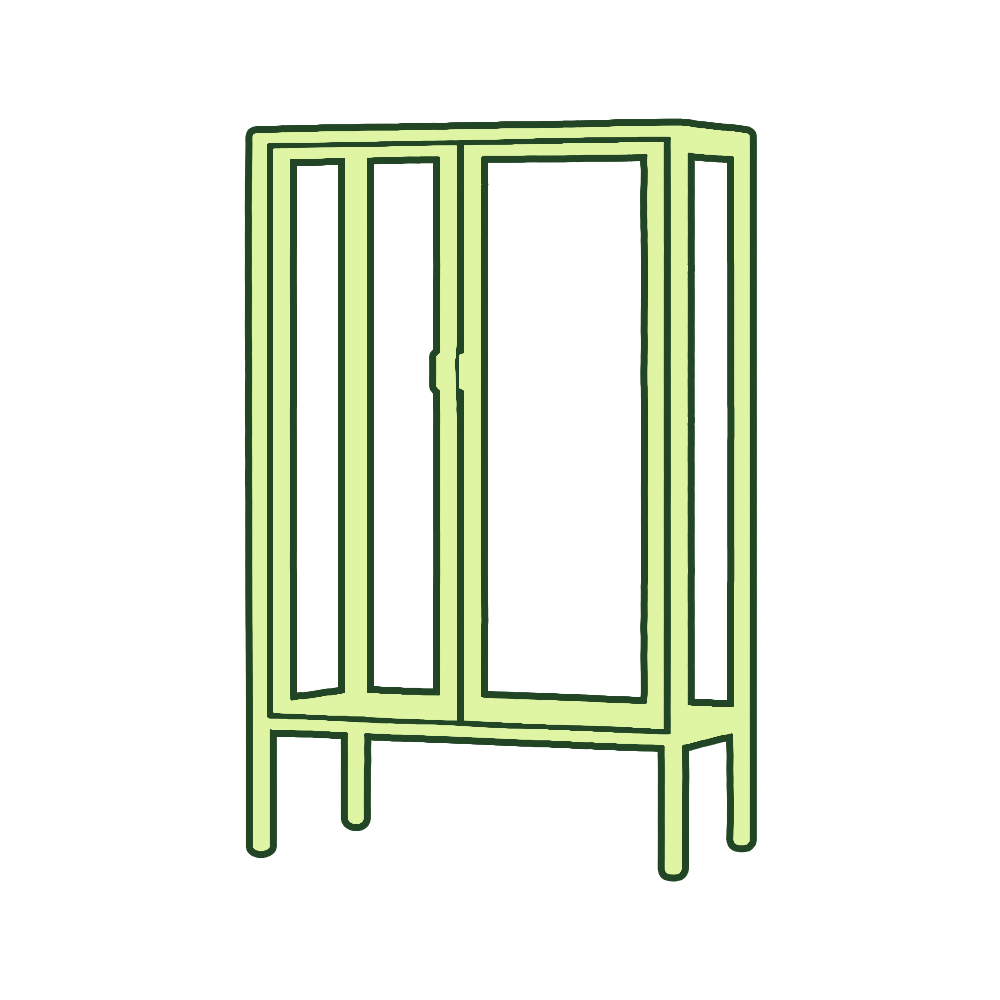 IKEA Rudsta Wide Acrylic Shelves