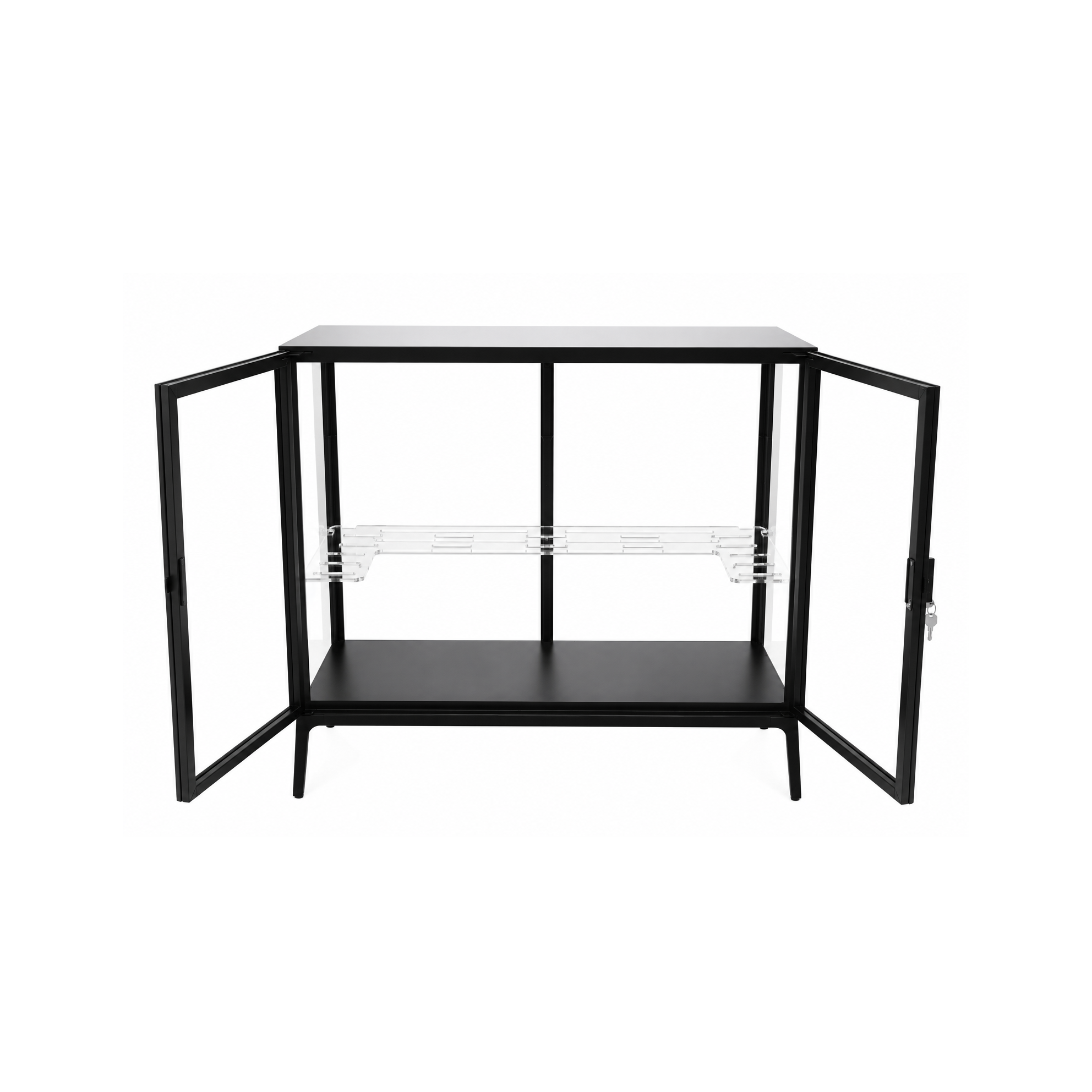 Acrylic Horseshoe Shelf for IKEA Milsbo Wide Greenhouse