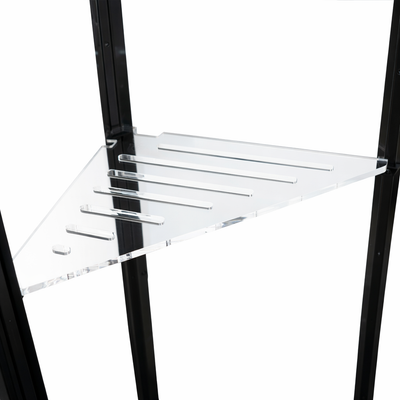 Acrylic Corner Shelf for IKEA Milsbo Tall Greenhouse