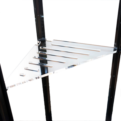 Acrylic Corner Shelf for IKEA Milsbo Tall Greenhouse
