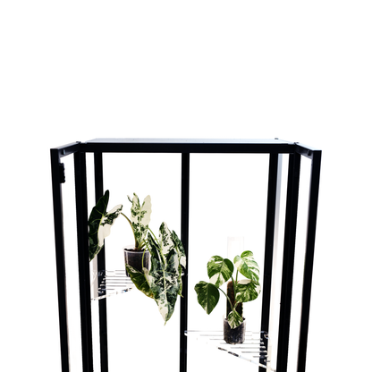 Acrylic Corner Shelf for IKEA Milsbo Tall Greenhouse