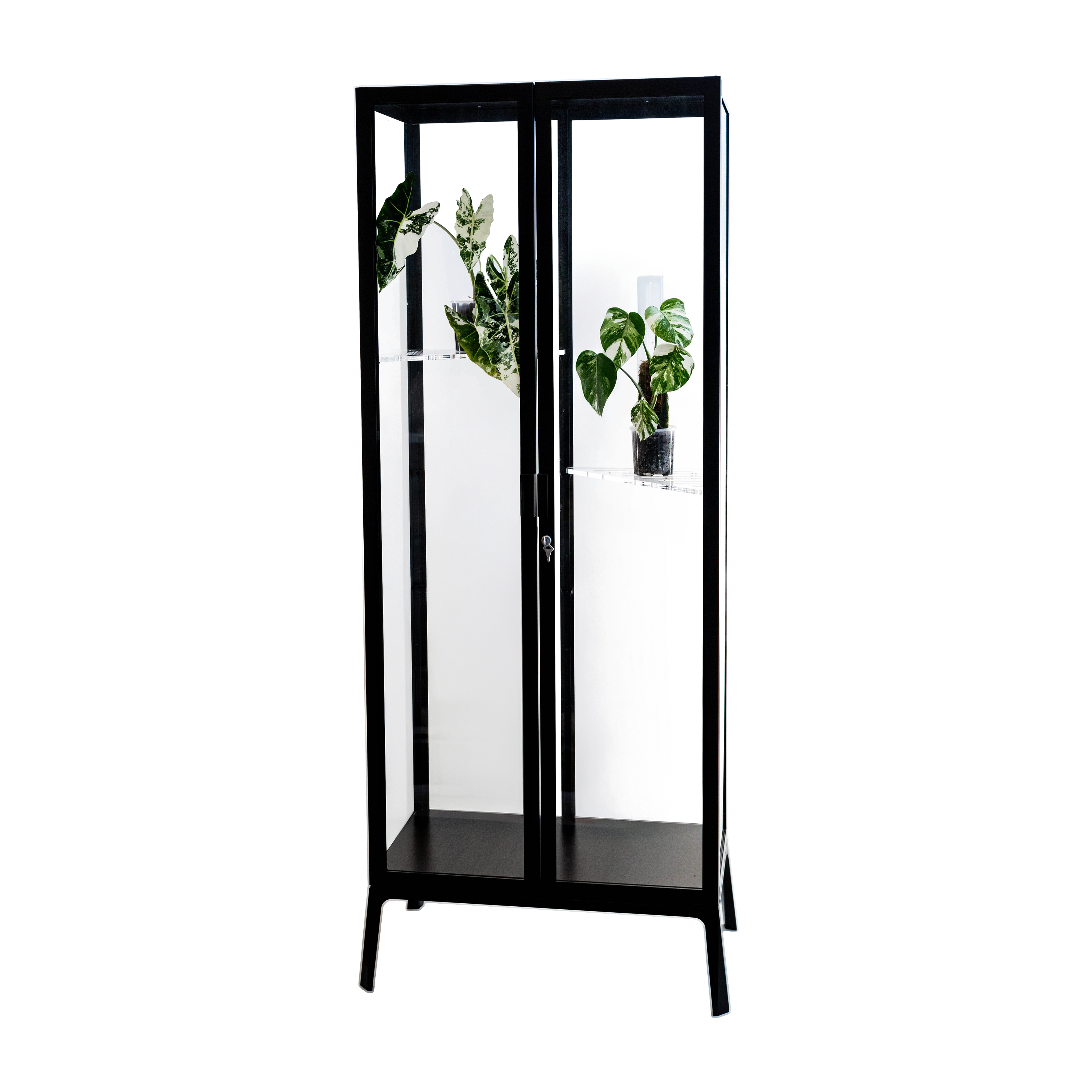 Acrylic Corner Shelf for IKEA Milsbo Tall Greenhouse