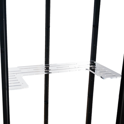 Acrylic Horseshoe Shelf for IKEA Milsbo Tall Greenhouse