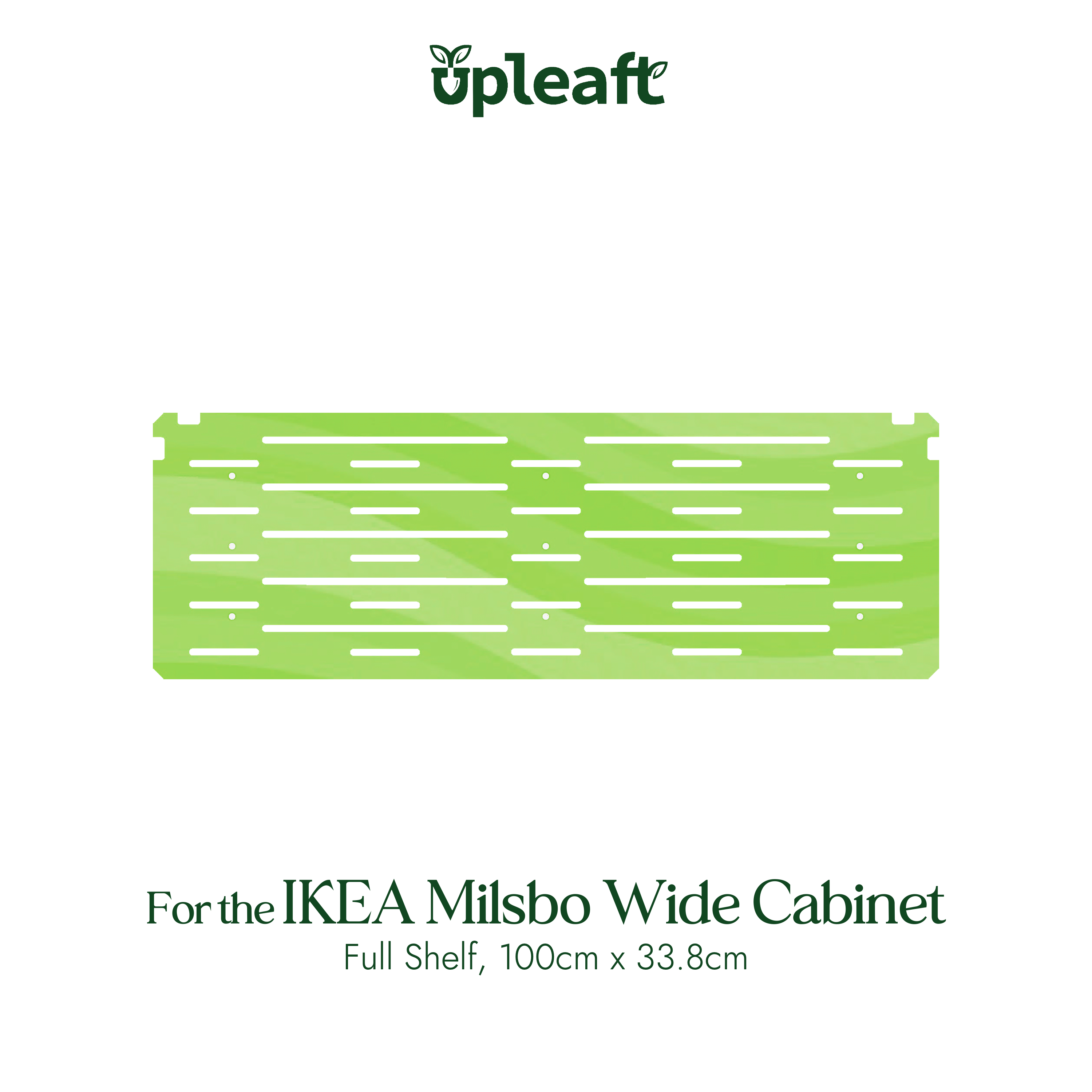 Acrylic Full Shelf for IKEA Milsbo Wide Greenhouse