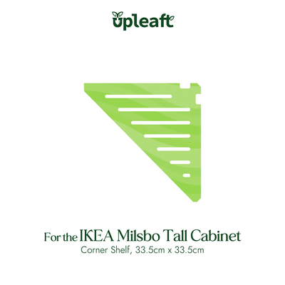 Acrylic Corner Shelf for IKEA Milsbo Tall Greenhouse